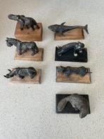 WNF verzilverde dieren, Verzamelen, Beelden en Beeldjes, Ophalen of Verzenden, Dier