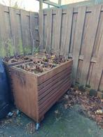Houten plantenbakken op wielen, Tuin en Terras, Gebruikt, Minder dan 60 cm, Ophalen of Verzenden, Rechthoekig