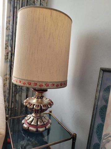 Leuke brocante vintage staande lamp beschikbaar voor biedingen