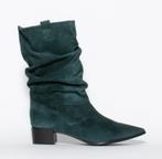 Suede laarsjes petrol Brenda Zaro mt 38, Kleding | Dames, Schoenen, Overige kleuren, Brenda Zaro, Lage of Enkellaarzen, Ophalen of Verzenden