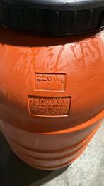 220 liter vat met deksel, 150 liter of meer, Ophalen, Gebruikt