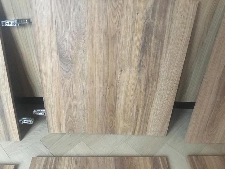 Keller Keuken Deurfrontjes - Walnootprint, Huis en Inrichting, Keuken | Keukenelementen, Gebruikt, Minder dan 100 cm, 50 tot 100 cm