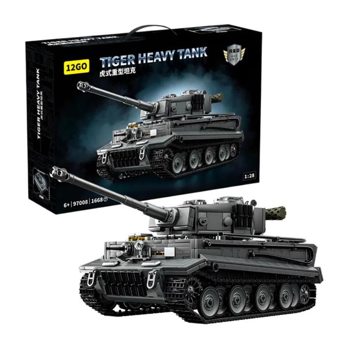 12GO 97008 Tiger I, Kinderen en Baby's, Speelgoed | Bouwstenen, Nieuw, Overige merken, Ophalen of Verzenden