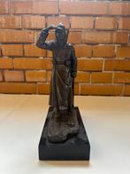Bronzen Sovjet Skisoldaat - Vsekokhudozhnik Moskva, Ophalen of Verzenden