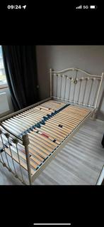 Spijlen bed, Ophalen, Zo goed als nieuw, Eenpersoons, 200 cm