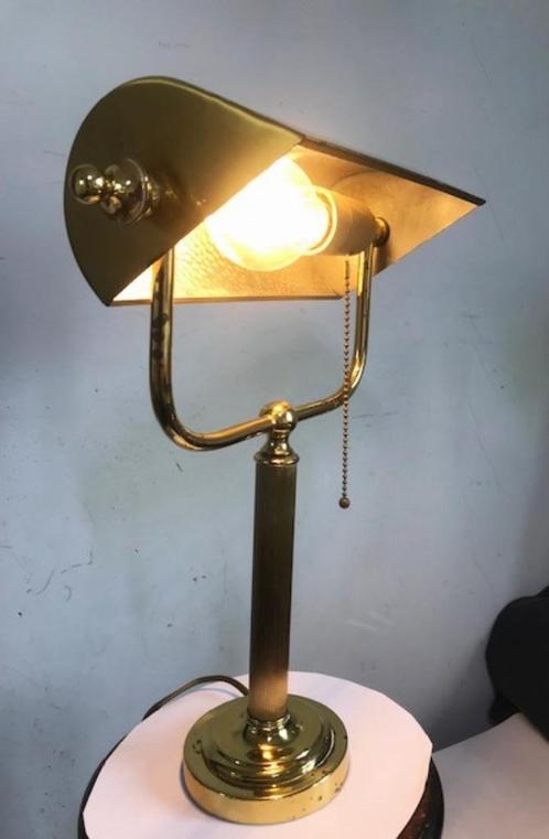 Bureaulamp Deknudt Notaris Vintage Goud verguld✨🤗💑🎁🤗, Antiek en Kunst, Antiek | Lampen, Ophalen of Verzenden