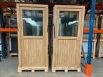 pvc deur, pvc raam, pvc schuifraam, raam, Woodec, Turner oak, 100 tot 120 cm, Glas, Nieuw, Ophalen of Verzenden