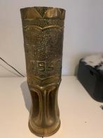 Twee koperen kanonhulzen WO II - 1944 & 1945, Ophalen of Verzenden, Koper