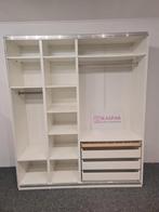 Pax wit kledingkast 200cm hoogglans deuren. Leveren/Monten, Huis en Inrichting, Kasten | Kledingkasten, Hoogglans, 200 cm of meer