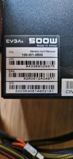 EVGA 100-W1-0500-K2 power supply, Computers en Software, Pc- en Netwerkkabels, Ophalen of Verzenden, Zo goed als nieuw
