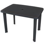 NIEUW |  Tuintafel tafel 101 x 68 x 72 cm antraciet! GRTS BE, Verzenden, Nieuw