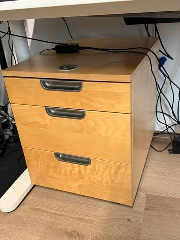 Ikea Galant bureau ladeblok houtkleur beschikbaar voor biedingen