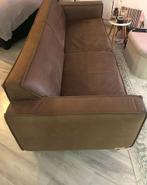 Stijlvolle Umix suède bank – bruin, Ophalen, Gebruikt, 75 tot 100 cm, Tweepersoons