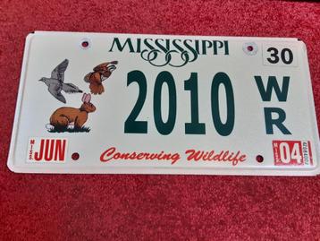 Mississippi Nummerbord WIldlife beschikbaar voor biedingen