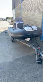 Grand 370 met Yamaha 20 pk (2021) met trailer., Watersport en Boten, Rubberboten, Zo goed als nieuw, Benzine, Minder dan 70 pk