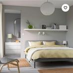 Splinternieuwe Ikea bed grijs,lattenbodems,matras 160x200cm, Ophalen, Wit, Tweepersoons, 140 cm