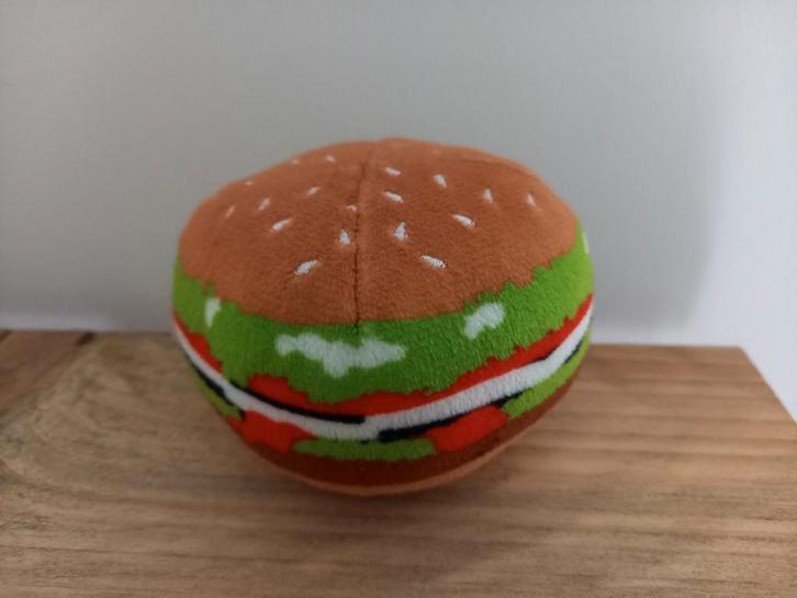 Hamburger emoji speeltje, Verzamelen, Poppetjes en Figuurtjes, Gebruikt, Ophalen of Verzenden