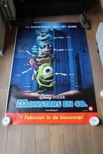 abri poster / bushokjes poster Monsters & Co Disney, Rechthoekig Staand, Deurposter of groter, Ophalen of Verzenden, Zo goed als nieuw