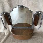 Vintage Gangspiegel met Kammenbak en Borstels halspiegel, Ophalen of Verzenden, Overige vormen, Minder dan 50 cm, Minder dan 100 cm