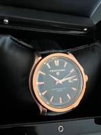 NIEUW PROFUOMO luxe rosegoudkleurig horloge lederen band, Overige merken, Leer, Staal, Verzenden