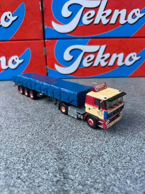 Tekno DAF 2800 Turbo Intercooling Torben Rafn, Hobby en Vrije tijd, Modelauto's | 1:50, Zo goed als nieuw, Bus of Vrachtwagen