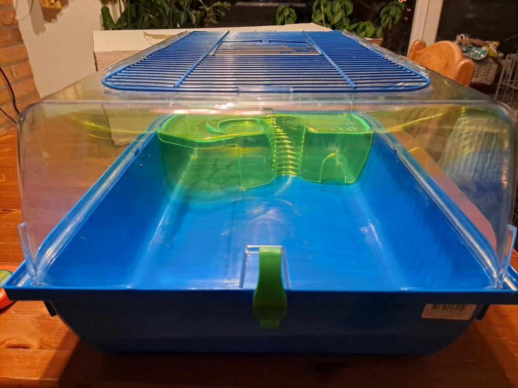 Hamsterkooi - bijna nieuw!, Dieren en Toebehoren, Knaagdieren en Konijnen | Hokken en Kooien, Minder dan 60 cm, Kooi, Minder dan 75 cm