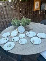 Limoges Borden Wit Goud - 11 Stuks ZGAN, Antiek en Kunst, Antiek | Servies los, Ophalen