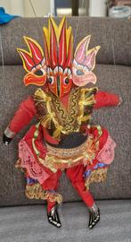 Handgemaakt marionet Sri Lanka., Ophalen of Verzenden, Zo goed als nieuw