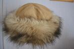 Bontmuts/hoed maat L, Kleding | Dames, Mutsen, Sjaals en Handschoenen, Ophalen of Verzenden, Zo goed als nieuw, Maat 42/44 (L)