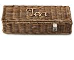 Riviera Maison - Rustic Rattan Tea Bags Organiser Theedoos, Huis en Inrichting, Keuken | Servies, Overige typen, Ophalen of Verzenden
