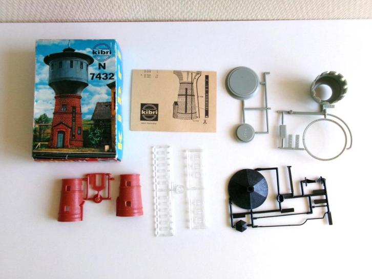 Kibri N 7432 Watertoren Bouwpakket, Hobby en Vrije tijd, Modeltreinen | N-Spoor, Zo goed als nieuw, Brug, Tunnel of Gebouw, Gelijkstroom