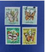 Postzegel Kenia 1989 ev 4 Vlinderzegels 22-10, Verzenden, Overige landen, Gestempeld