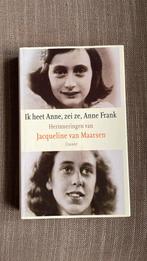 J. van Maarsen - Ik heet Anne, zei ze, Anne Frank, Ophalen of Verzenden, Zo goed als nieuw, J. van Maarsen