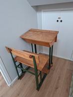 Oude vintage schoolbank, lessenaar bureau kind, Huis en Inrichting, Ophalen, Gebruikt