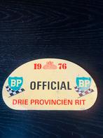 BP Drie Provinciën Rit Schildje 1976, Ophalen of Verzenden, Gebruikt, Auto's