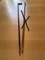 Antieke wandelstokken. De stok met ronde kop is gereserveerd, Antiek en Kunst, Ophalen, Heren