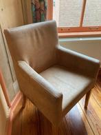 Goed zittende leren / suede stoel., Huis en Inrichting, Ophalen, Gebruikt, Bruin, Eén