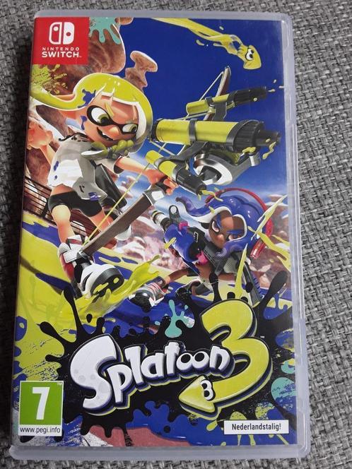 Nintendo Switch Game Splatoon 3, Spelcomputers en Games, Games | Nintendo Switch, Zo goed als nieuw, 3 spelers of meer, Vanaf 7 jaar