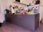 Hoogglans dressoir 56hoog 60 diep 2.40 breed, Ophalen, Gebruikt, 200 cm of meer, 25 tot 50 cm