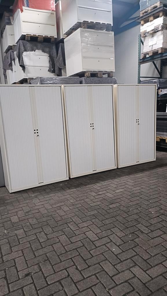 Gispen metalen roldeurkasten ,archiefkasten, Huis en Inrichting, Kasten | Roldeurkasten en Archiefkasten, Gebruikt, 150 tot 200 cm