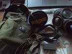 militair oorlog gasmasker compleet + tas vulbus K blikje oud, Verzamelen, Militaria | Algemeen, Ophalen of Verzenden, Landmacht