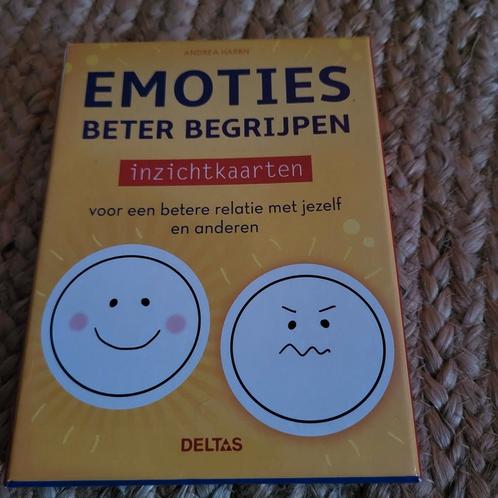 Andrea Harnn - emoties beter begrijpen inzichtkaarten, Boeken, Psychologie, Zo goed als nieuw, Ophalen of Verzenden