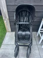 DUBATTI zwart leren kinderwagen, Kinderen en Baby's, Kinderwagens en Combinaties, Gebruikt, Luchtbanden, Combiwagen, Ophalen