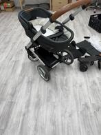 Mutsy Nio kinderwagen + meerijplank & accessoires, Gebruikt, Verstelbare duwstang, Mutsy, Ophalen