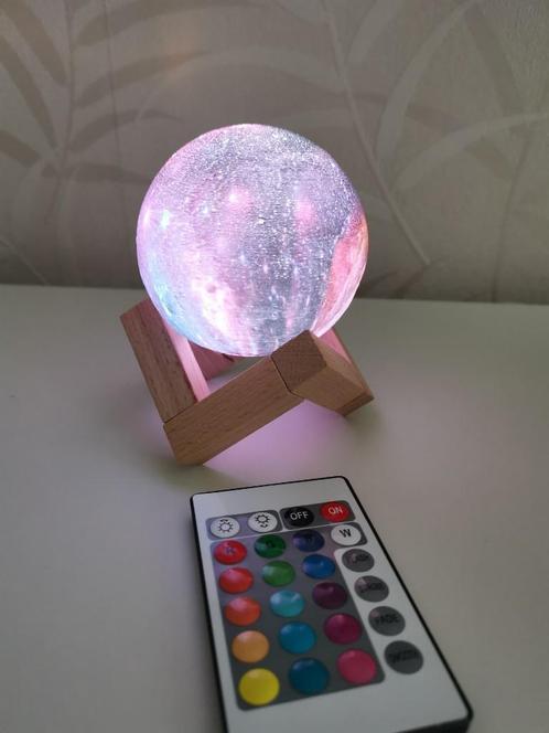 Moon lamp, Huis en Inrichting, Lampen | Hanglampen, Zo goed als nieuw, Minder dan 50 cm, Kunststof, Ophalen of Verzenden