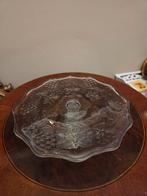 Glazen taatschaal op voet, Ophalen of Verzenden