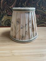 4 vintage klem lampekapjes bloemen en vogels, Huis en Inrichting, Lampen | Lampenkappen, Rond, Ophalen of Verzenden, Zo goed als nieuw