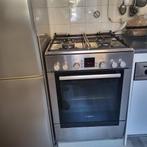 Bosch Gasfornuis met Oven - RVS - Goed Werkend, Ophalen, Gebruikt, Oven, Hete lucht
