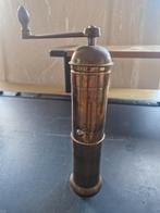 Koperen Koffiemolen Buisvorm - Trosser, Ophalen of Verzenden, Gebruikt
