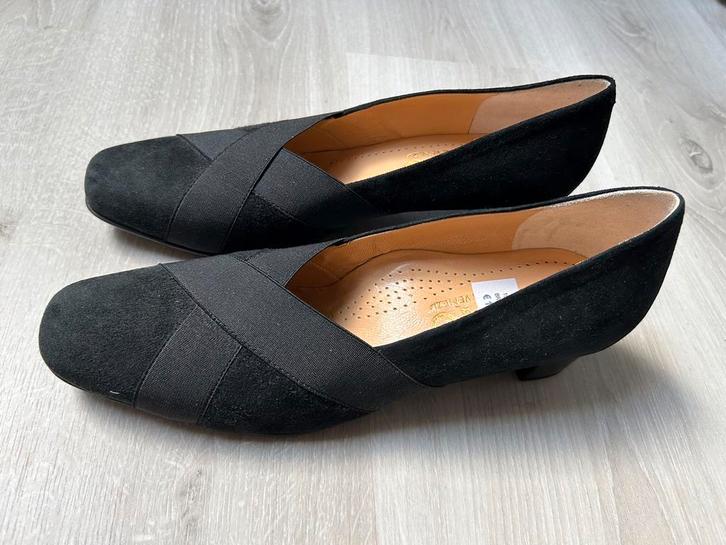 Sano Venezia Italia schoen, zwart suède, nieuw, maat 40,5, Kleding | Dames, Schoenen, Nieuw, Instappers, Zwart, Ophalen of Verzenden